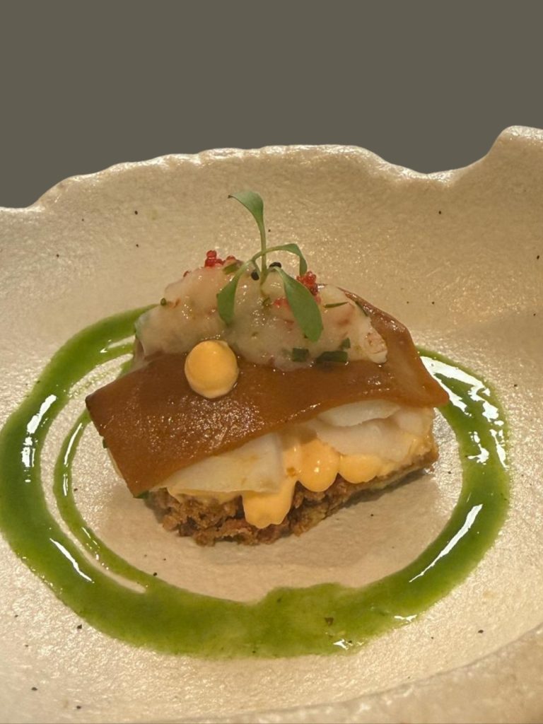 Bruma de suquet sobre mar de bacalao