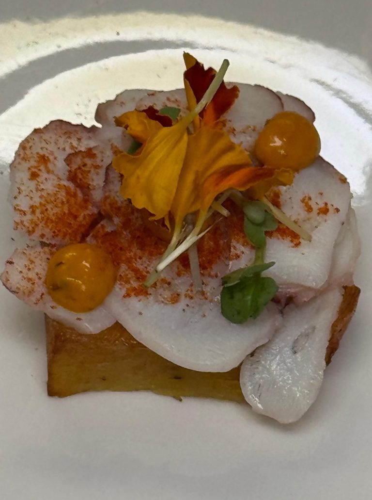Carpaccio de pulpo